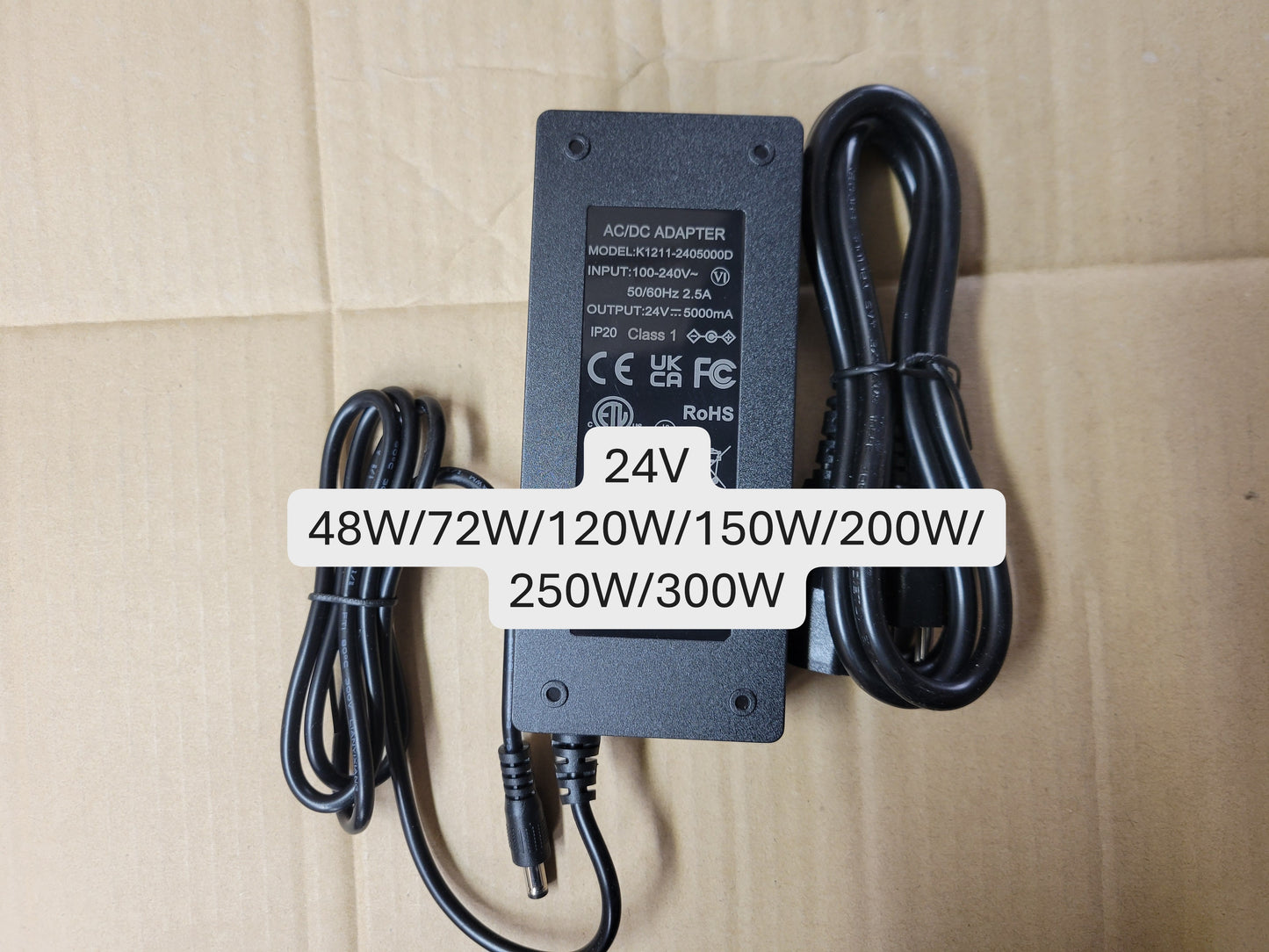 24V LED Power Supply Drivers (48W–300W) – Dimmable & Non-Dimmable | Waterproof Options