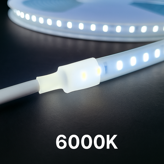 Waterproof LED Strip Light – 24V, IP68 Rated, 120 LEDs/m | 3000K / 4000K / 6000K | 5M & 10M Length Driver Included