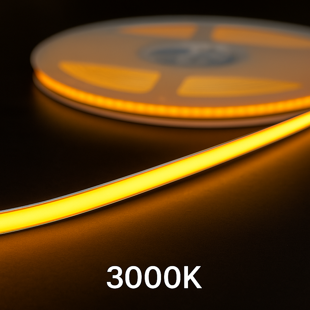 24V COB LED Strip Light – 5M & 10M Rolls | 3000K / 4000K / 6000K | 400 Chips/m