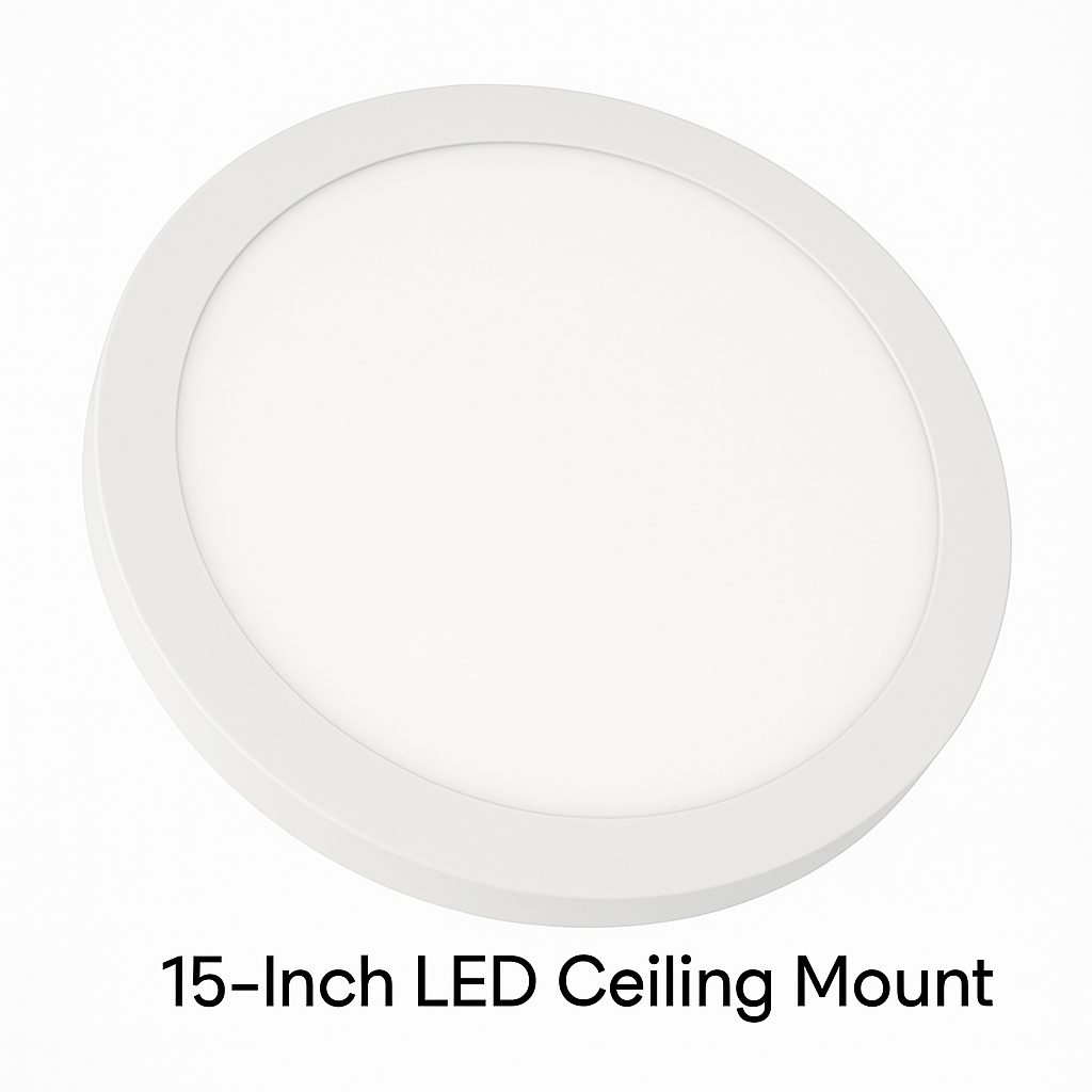 LED Surface Mount Ceiling Light – 5", 7", 9", 12", 15" | Standard & PIR Motion Sensor Options | 5CCT Selectable |  Dimmable | Slim Profile
