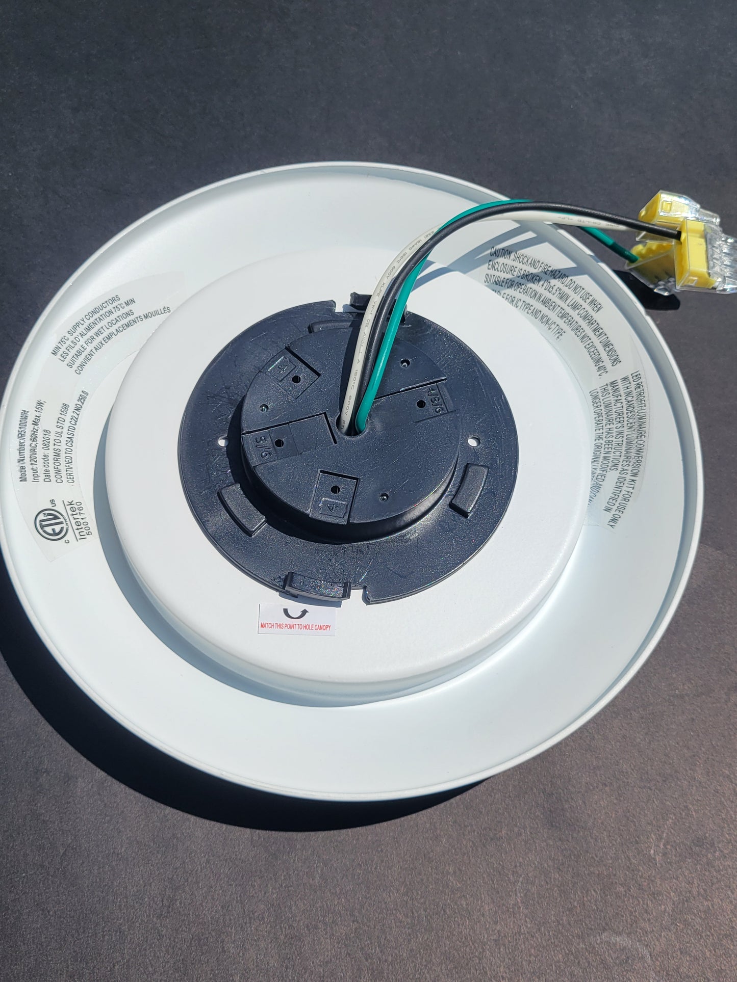 IR5100WH 5" LED Disk Light – 920 Lumens, Single Color Only (3000K or 5000K), Dimmable