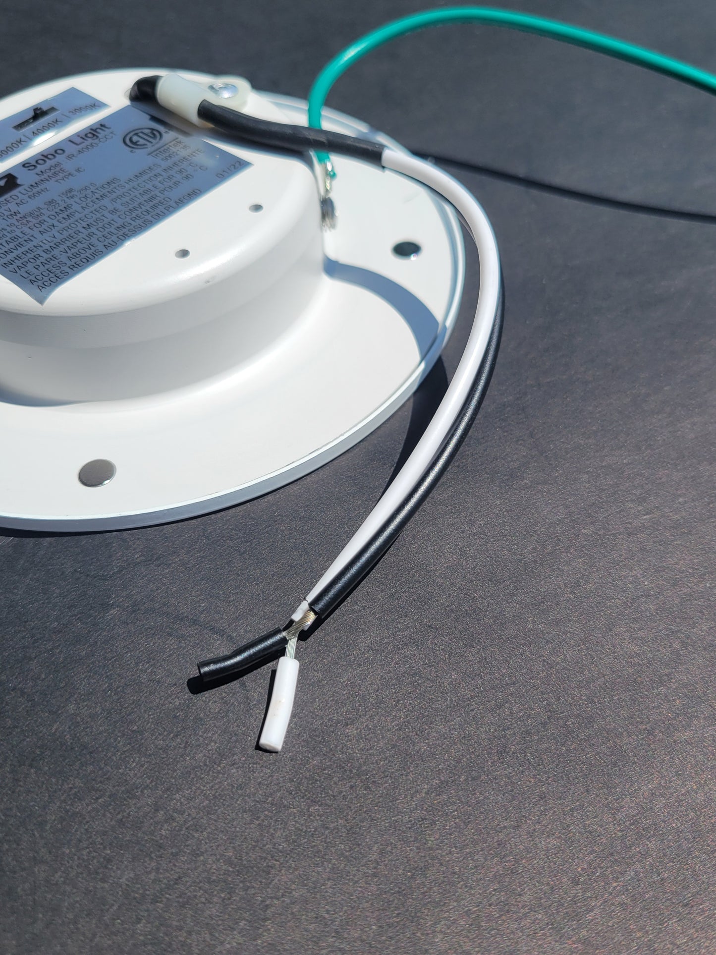 IR-4000-CCT 4" LED Panel Light – Adjustable Color Temp (3000K/4000K/5000K), 680 Lumens, Dimmable