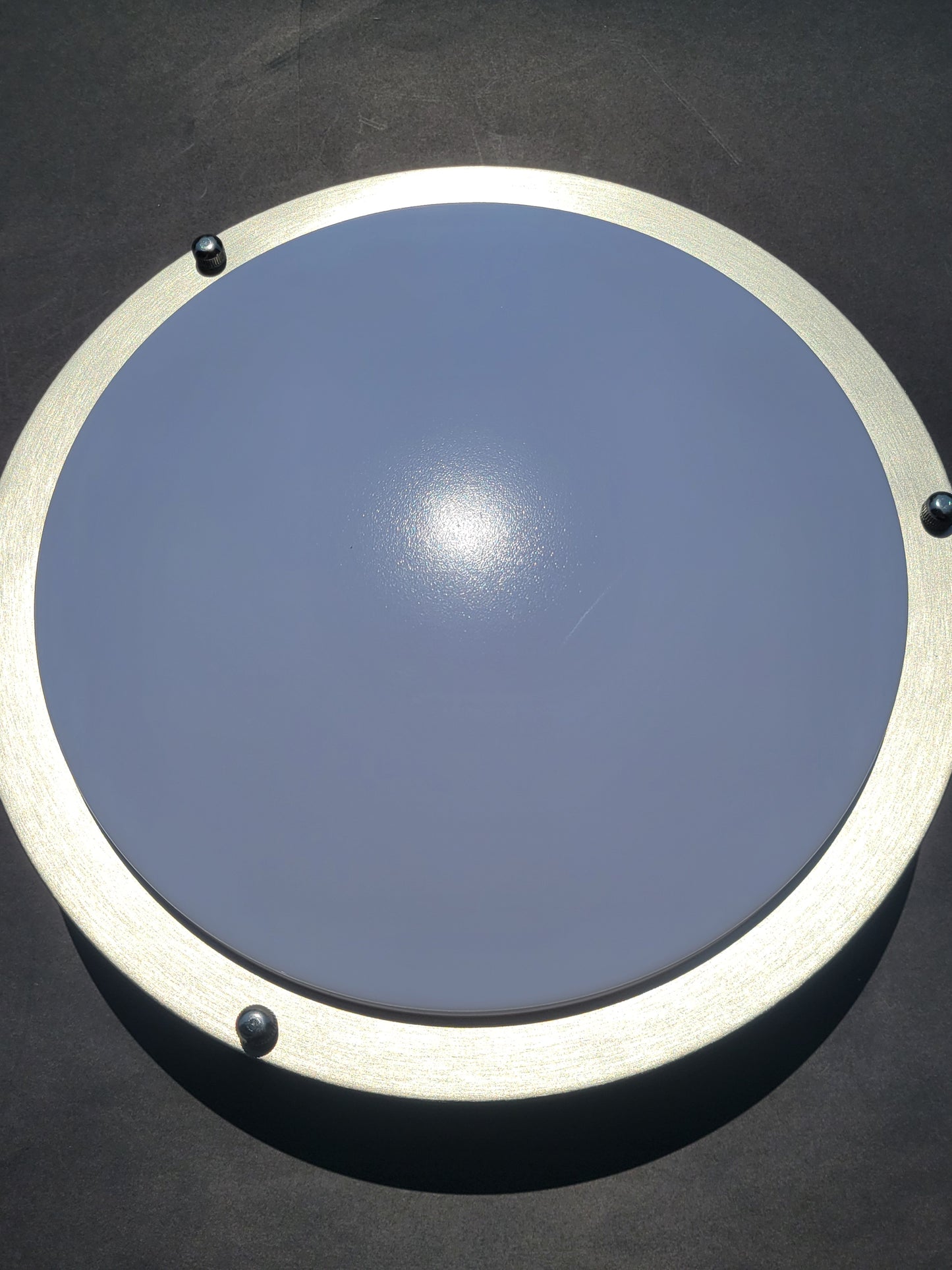 12" Double Ring Round LED Ceiling Light – 1100 Lumens, 15W, 3CCT Color Selectable (3000K/4000K/5000K), Dimmable | Brushed Nickel