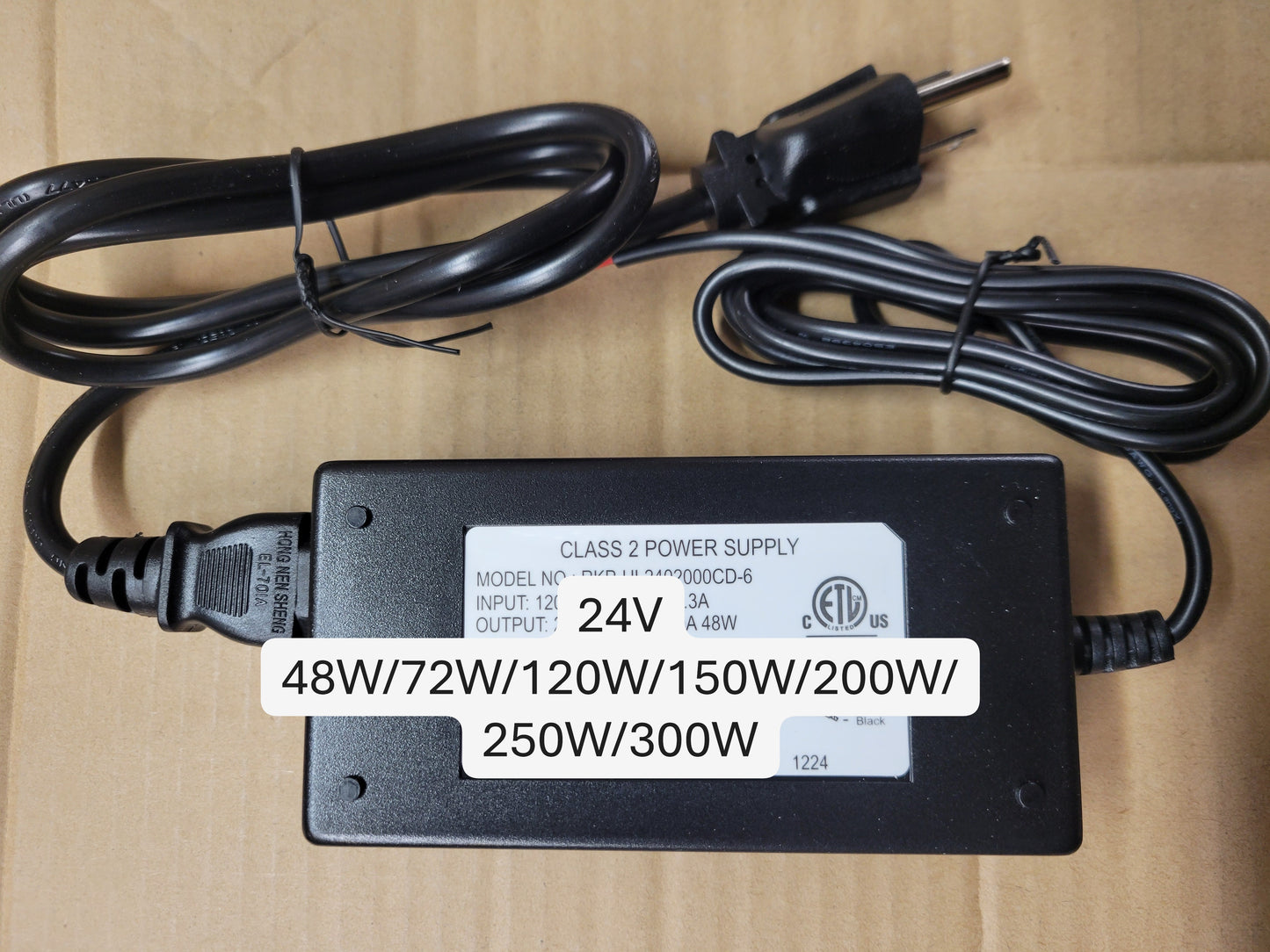 24V LED Power Supply Drivers (48W–300W) – Dimmable & Non-Dimmable | Waterproof Options