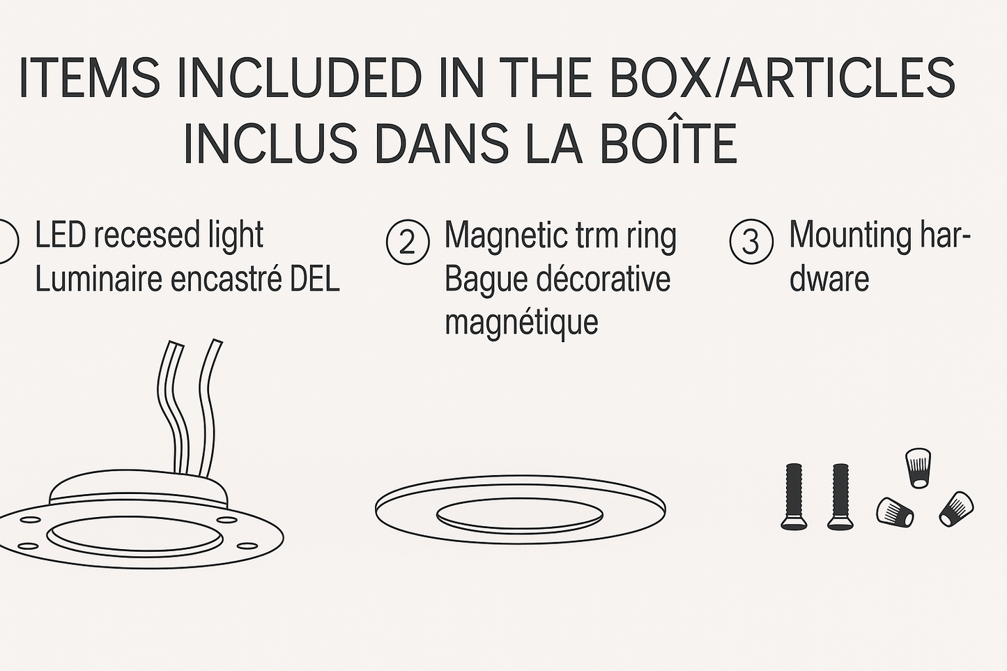 IR-4000-CCT 4" LED Panel Light – Adjustable Color Temp (3000K/4000K/5000K), 680 Lumens, Dimmable