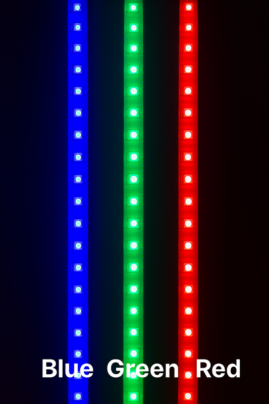 24V Single-Color LED Strip Light – Red, Green, Blue | 5M or 10M Roll | 120 LEDs/m | Indoor Use | High-Brightness Accent Lighting