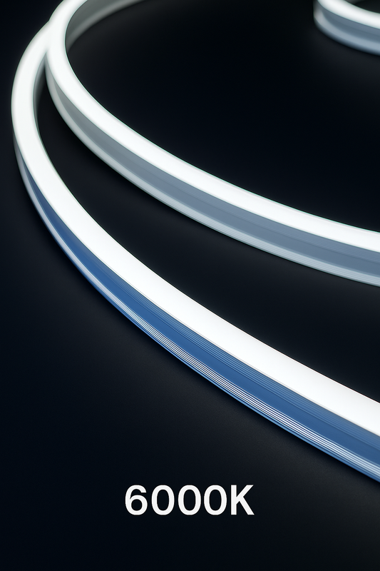 Neon Flex LED Strip Light – 24V, IP65 Water resistant, 3000K / 4000K / 6000K / RGB, 5M or 10M | Includes Aluminum Flexible Snake and Power Driver