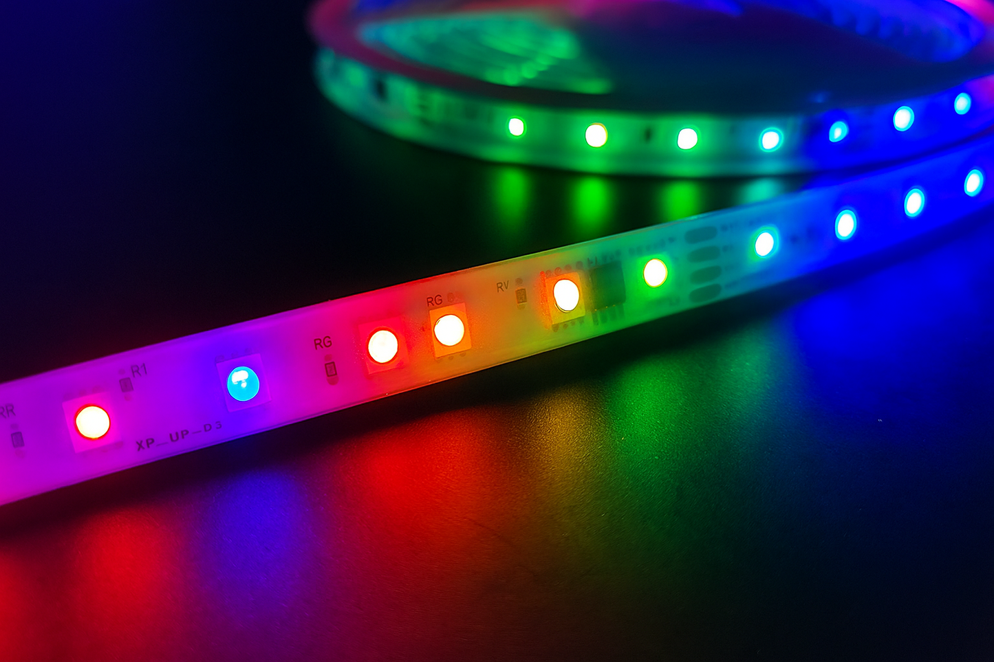 RGBIC Running Water | Waterproof LED Strip Light – 24V, IP68, 5M or 10M | Includes Power Supply | Smart Flowing Color Effects