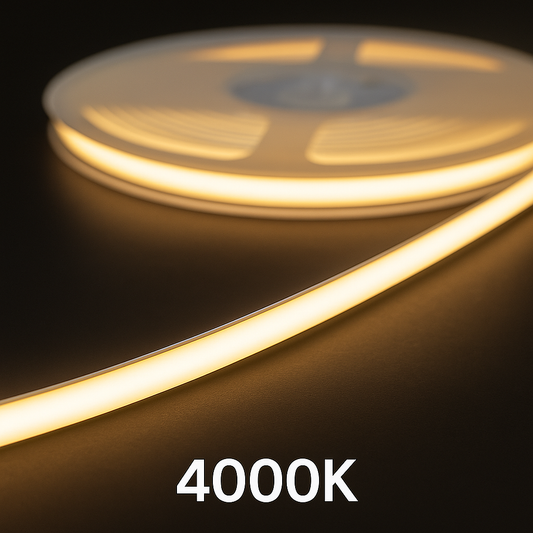 24V COB LED Strip Light – 5M & 10M Rolls | 3000K / 4000K / 6000K | 400 Chips/m